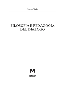 FILOSOFIA E PEDAGOGIA DEL DIALOGO