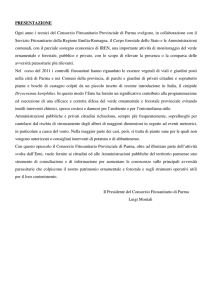 Opuscolo ornamentali 2011 - Consorzio Fitosanitario di Parma