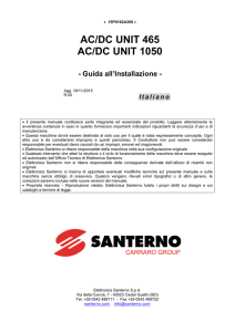 AC/DC UNIT 465 AC/DC UNIT 1050 - Guida all