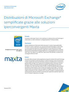 Distribuzioni di Microsoft Exchange* semplificate grazie alle