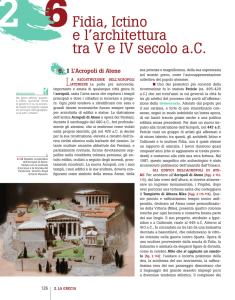 6Fidia, Ictino e l`architettura tra V e IV secolo a.C.
