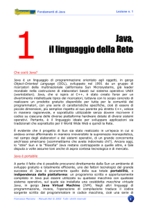 Java, illinguaggiodellaRete