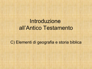 Appunti di Geografia e Storia Biblica presentazione pdf