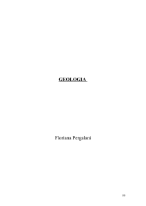 GEOLOGIA Floriana Pergalani - Architettura del Paesaggio