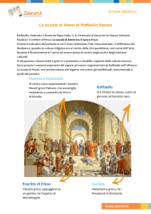 Scheda didattica La scuola di Atene di Raffaello Sanzio Euclide