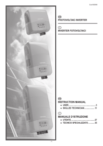 instruction manual manuale d`istruzione