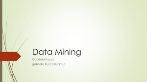 Cosa NON è Data Mining? - Home di homes.di.unimi.it