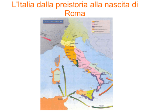 L`Italia dalla preistoria alla nascita di Roma