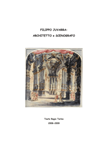 FILIPPO JUVARRA: ARCHITETTO e SCENOGRAFO
