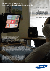 La tecnologia Samsung per l`Unità Spinale dell`Ospedale Niguarda