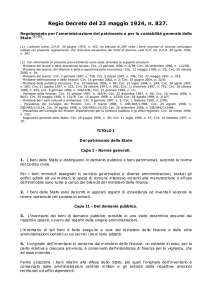 Regio Decreto del 23 maggio 1924, n. 827.