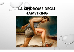 La sindrome degli hamstring