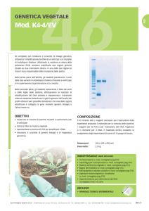 k4-4/ev - genetica vegetale