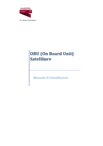 Manuale installazione OBU - Roma Servizi per la Mobilità