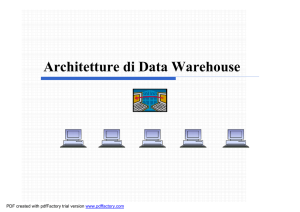Architetture di Data Warehouse