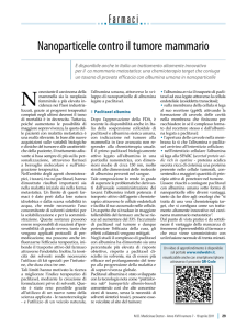 Nanoparticelle contro il tumore mammario