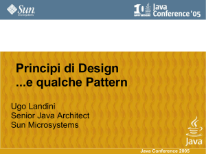 Principi di Design ...e qualche Pattern