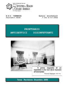 prontuario antisettici disinfettanti 2005