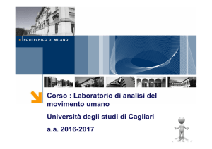 Il Laboratorio di analisi del movimento umano.