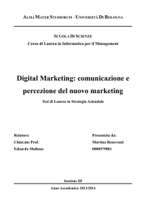 Digital Marketing: comunicazione e percezione del nuovo marketing