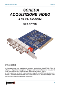 scheda acquisizione video