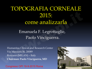 TOPOGRAFIA CORNEALE 2015: come analizzarla