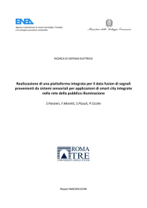 Realizzazione di una piattaforma integrata per il data fusion