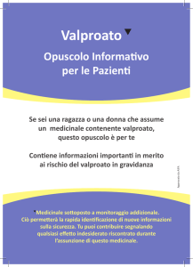 Opuscolo informativo per le pazienti - Valproato