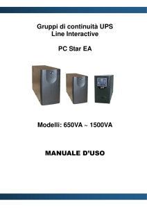 650VA ~ 1500VA MANUALE D`USO