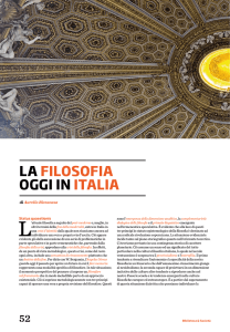 lA FIlOSOFIA OggI IN ItAlIA - Biblioteca Consorziale di Viterbo