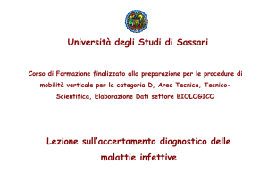 Diagnosi malattie infettive - Dipartimento di Agraria