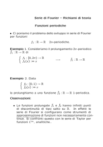 Serie di Fourier - of Riccarda Rossi