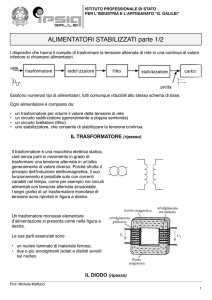 ALIMENTATORI STABILIZZATI parte 1/2