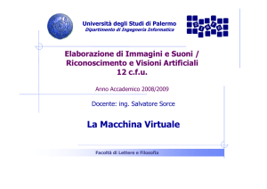 La Macchina Virtuale - Università degli Studi di Palermo