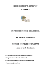 La storia dei modelli cosmologici