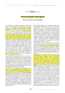 Pneumopatie iatrogene