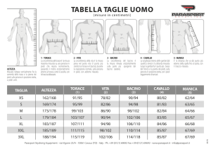 Tabella taglie