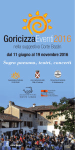 Goricizza Eventi 2016 - Scuola di musica Codroipo