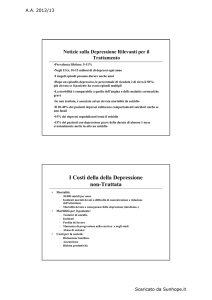 I Costi della della Depressione non-Trattata