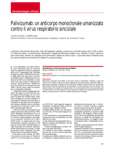 Palivizumab: un anticorpo monoclonale umanizzato contro il virus