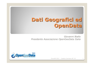 Dati Geografici ed OpenData - Forges