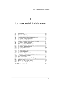 La manovrabilità della nave