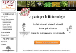 Le piante per le fitotecnologie - Cnr-Ibaf
