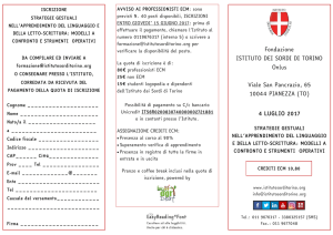 (TO) 4 LUGLIO 2017 - Istituto dei Sordi di Torino