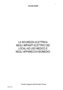 la sicurezza elettrica negli impianti elettrici dei locali ad uso