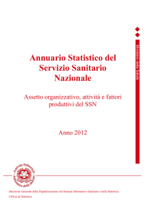 Annuario statistico 2012