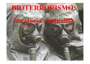 Storia del Bioterrorismo - Associazione Cultura e Vita