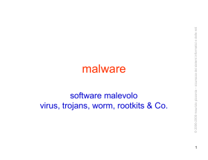 Malaware e scocial engineering - Dipartimento di Informatica e
