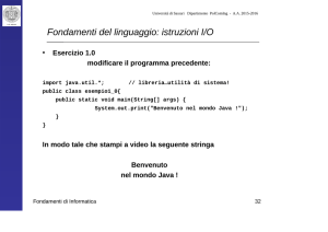 Fondamenti di Informatica 15