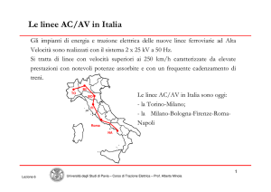 Le linee AC/AV in Italia